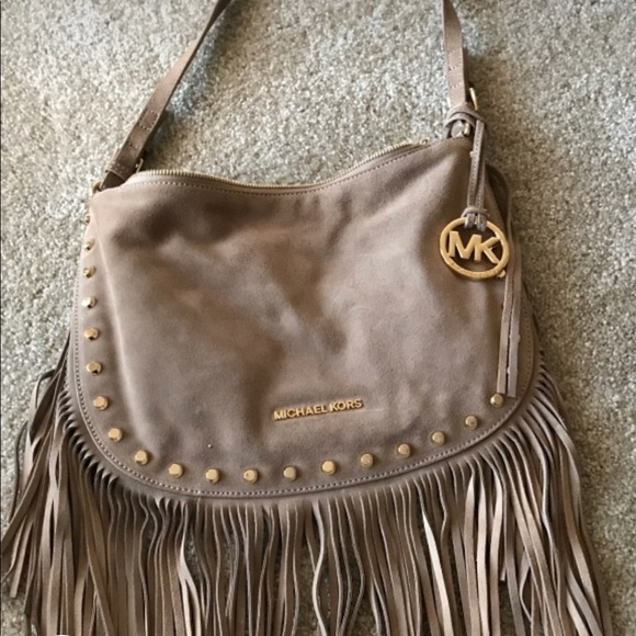 michael kors fringe purse